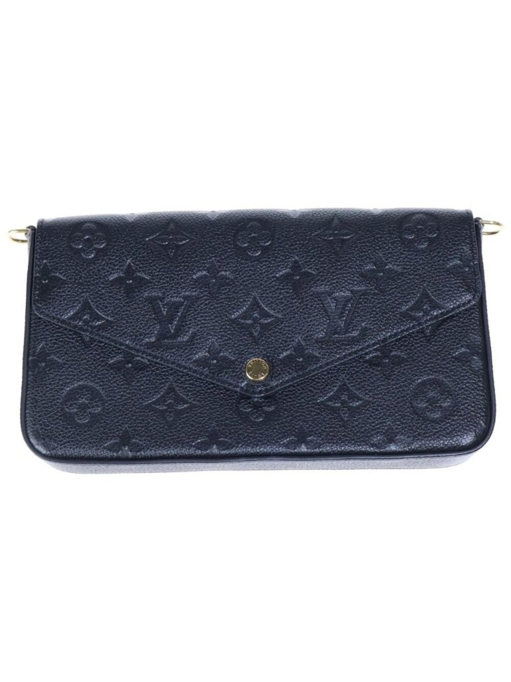 Louis Vuitton Monogram Empreinte Pochette Felicie Leather Chain Wallet